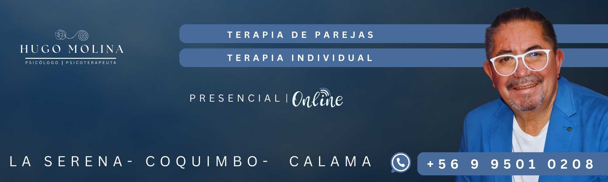 Hugo Molina, Sicólogo La Serena, Coquimbo